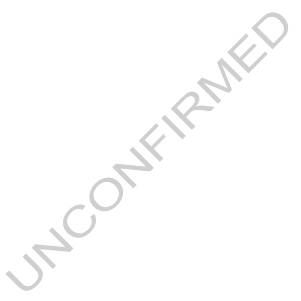 UNCONFIRMED