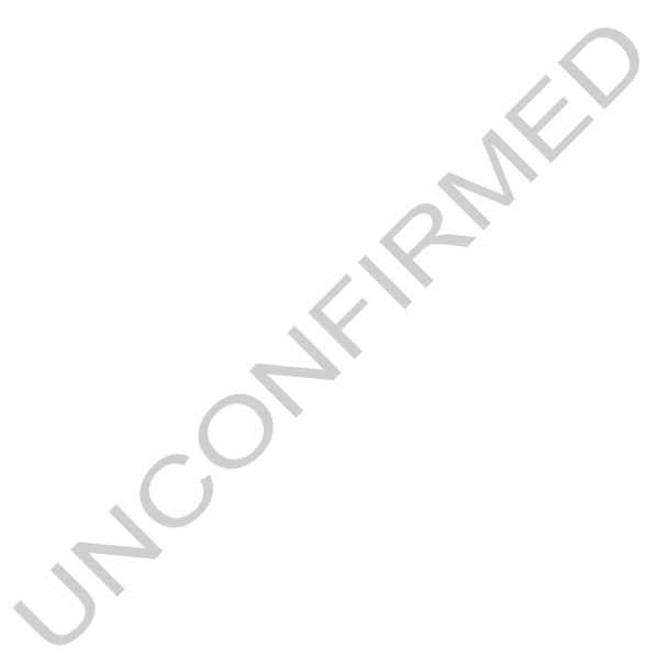 UNCONFIRMED