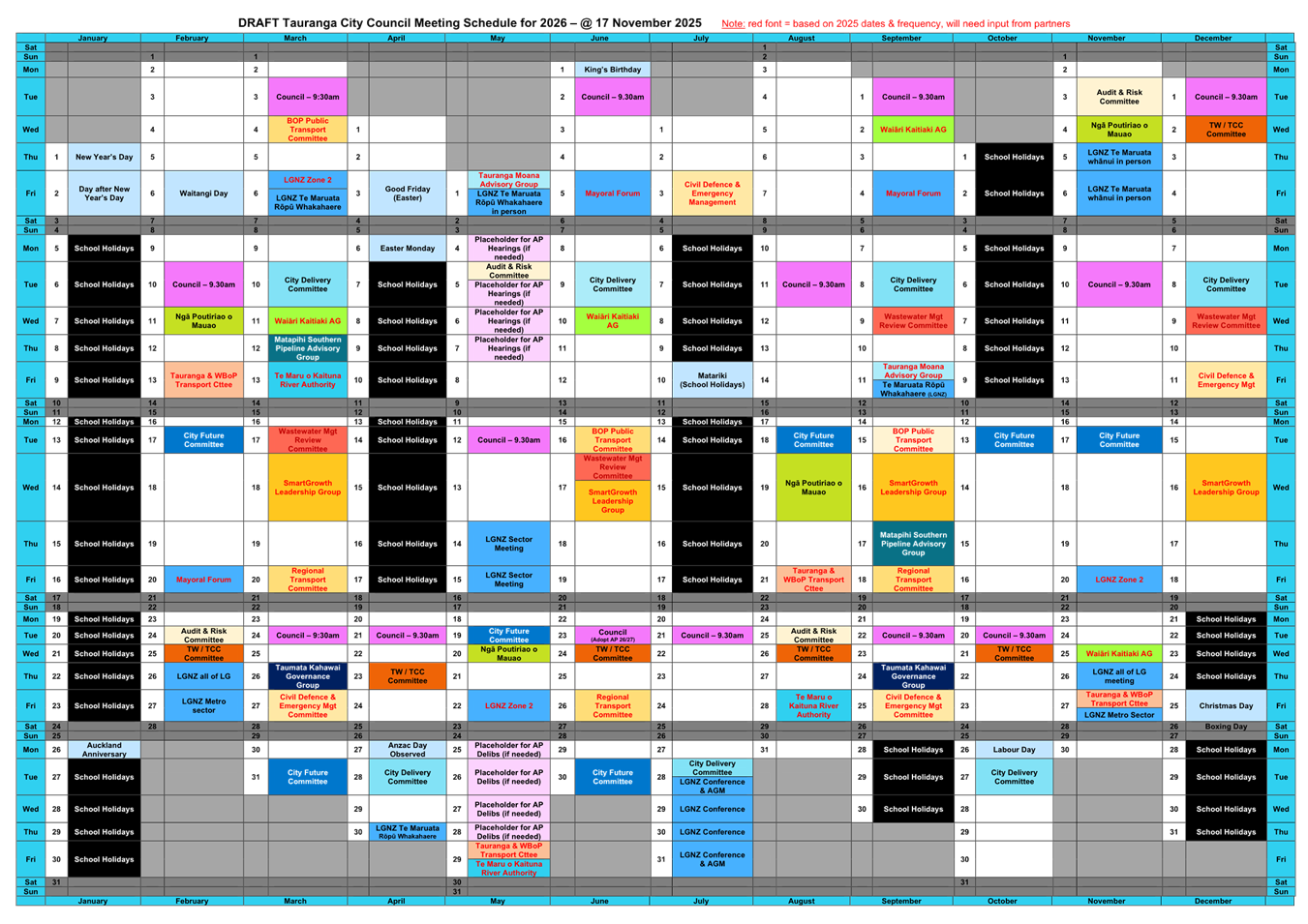 A calendar with many different colored squares

AI-generated content may be incorrect.