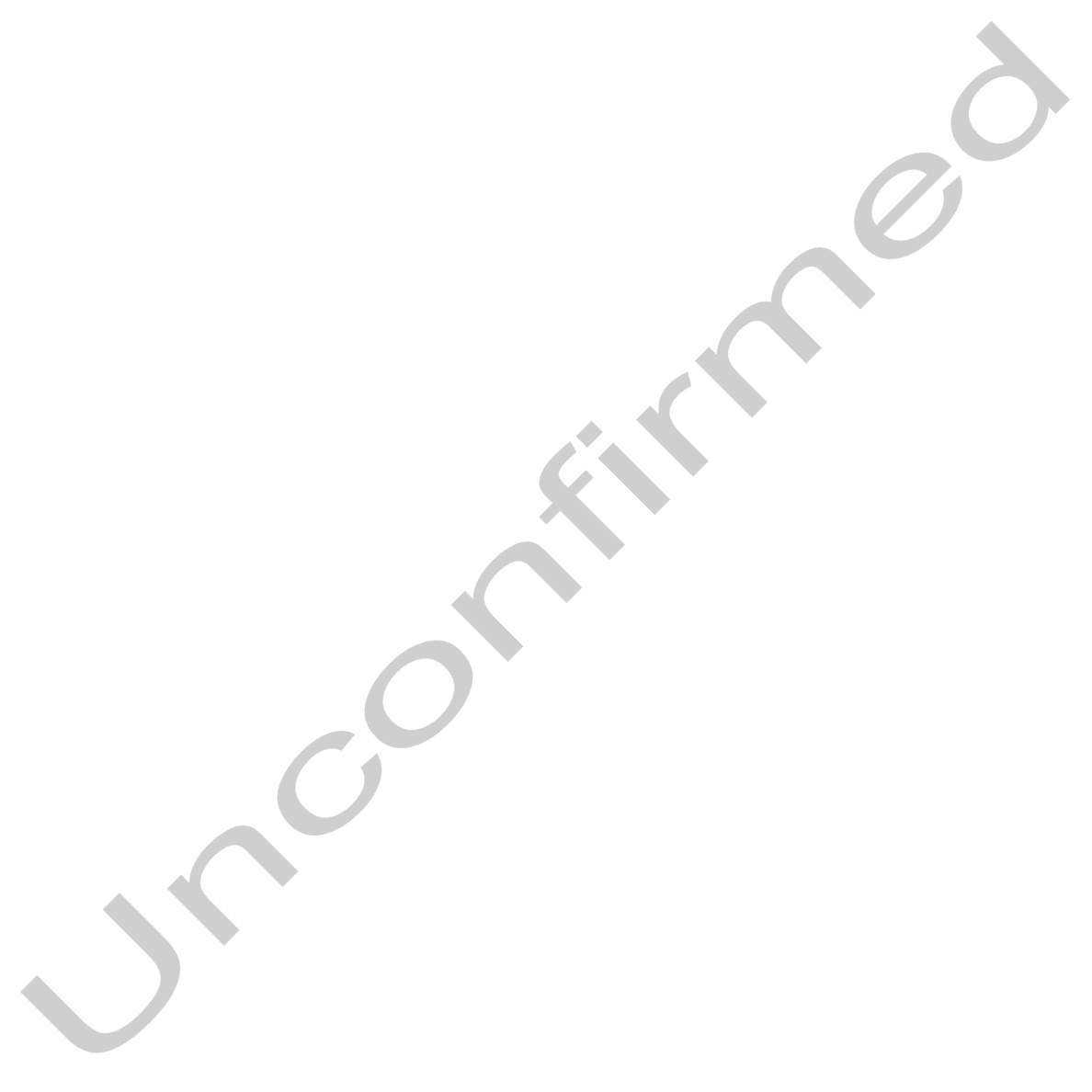 Unconfirmed